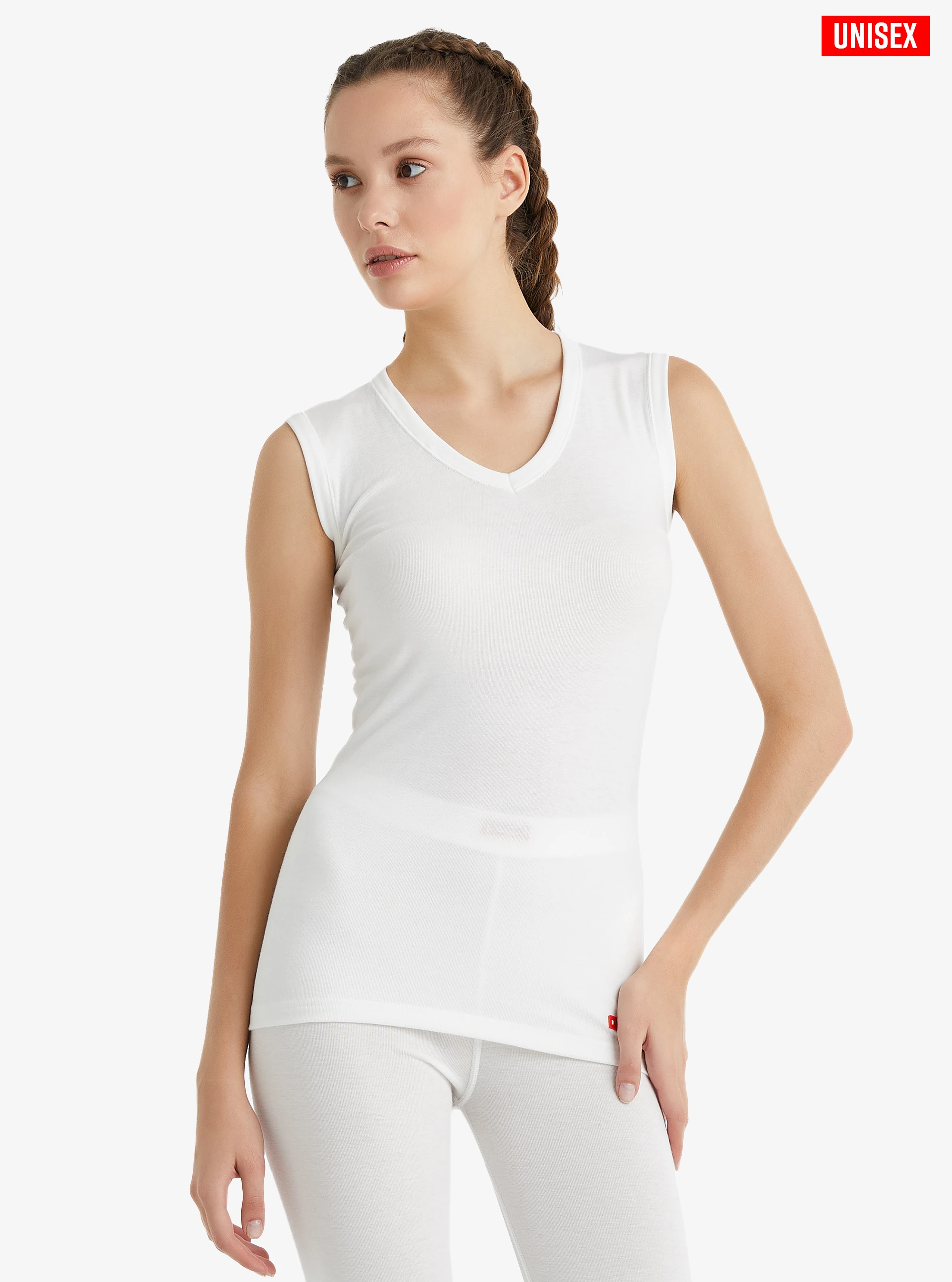 Blackspade Unisex Termal Tişört 2. Seviye 9243 - Beyaz