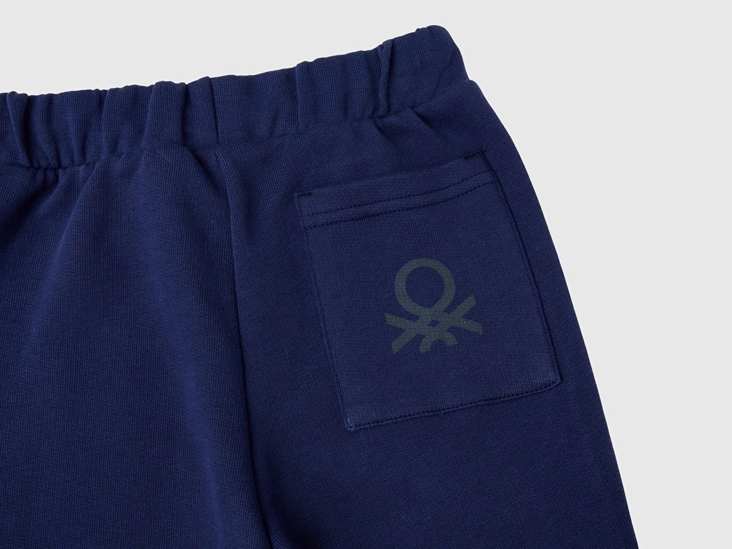  United Colors of Benetton Erkek Bebek Lacivert Beli Lastikli Logolu Eşofman Altı