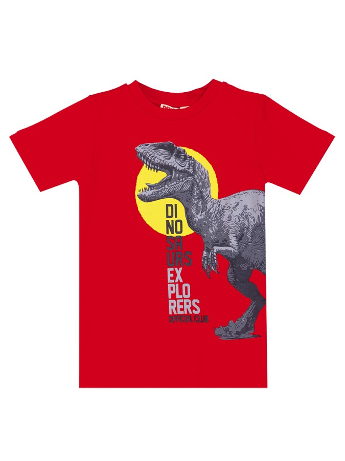 Dino Kamuflaj Erkek Çocuk T-shirt Kapri Şort Takım Denokids