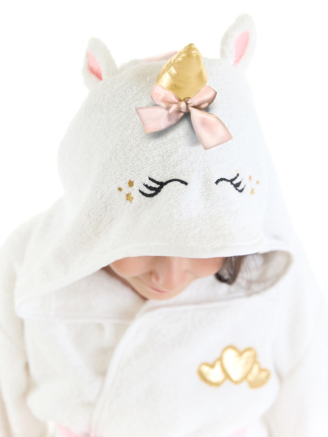 Unicorn Kız Çocuk Bornoz Denokids
