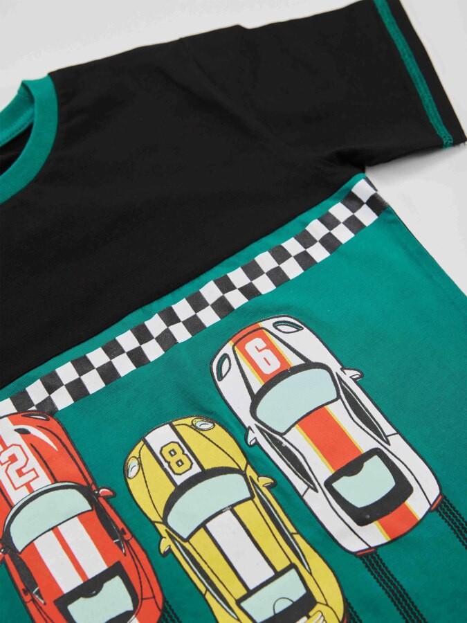 Finish Erkek Çocuk T-shirt Kapri Şort Takım MSHB&G