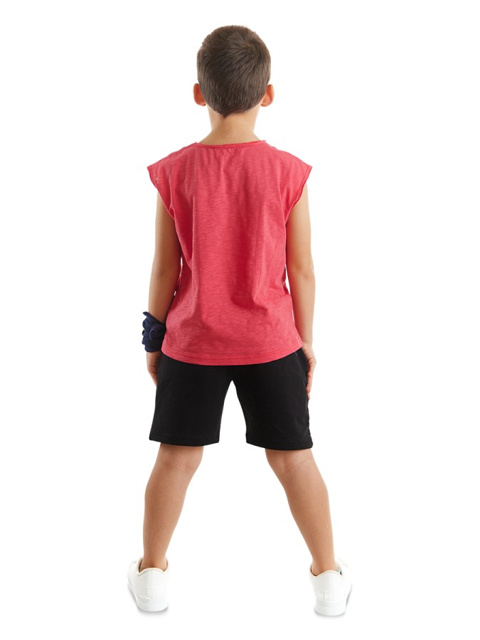 Dinosaur Expert Erkek Çocuk Yazlık Kolsuz T-shirt Şort Takım MSHB&G