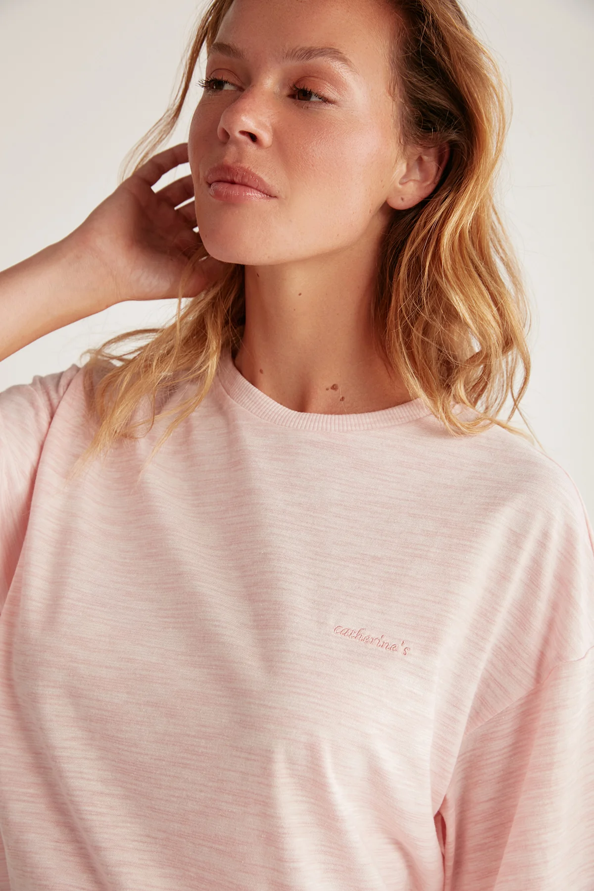 Catherine's Yumuşak Dokulu Kadın Pijama Takımı