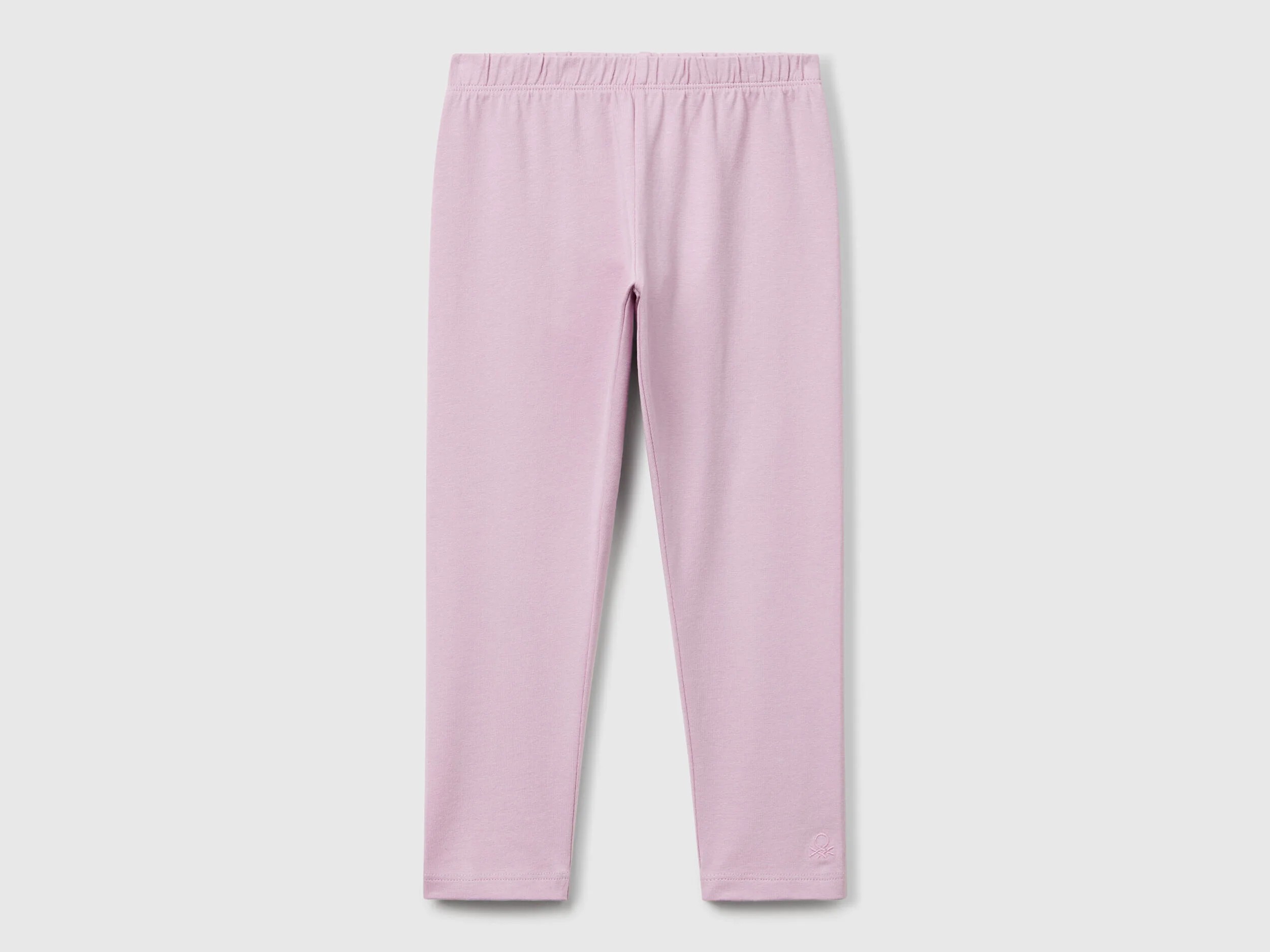BENETTON KIZ BEBEK LİLA BENETTON LOGOLU UZUN TAYT