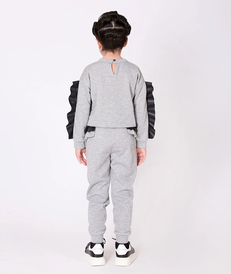 Mama Luma Goose ®  Günlük Fırfırlı Eşofman Takımı | 2 Parça