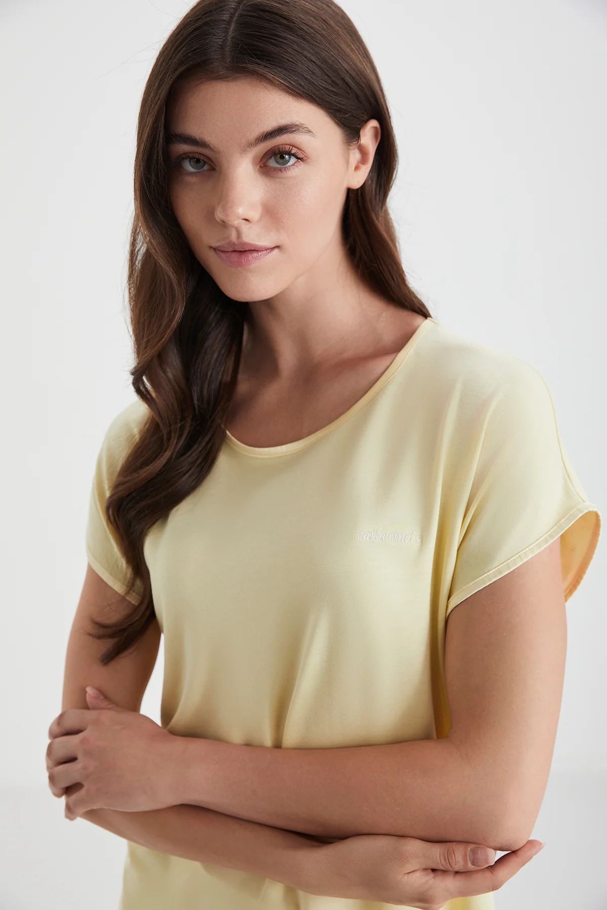 Catherine's Yumuşak Dokulu Kadın Pijama Takımı