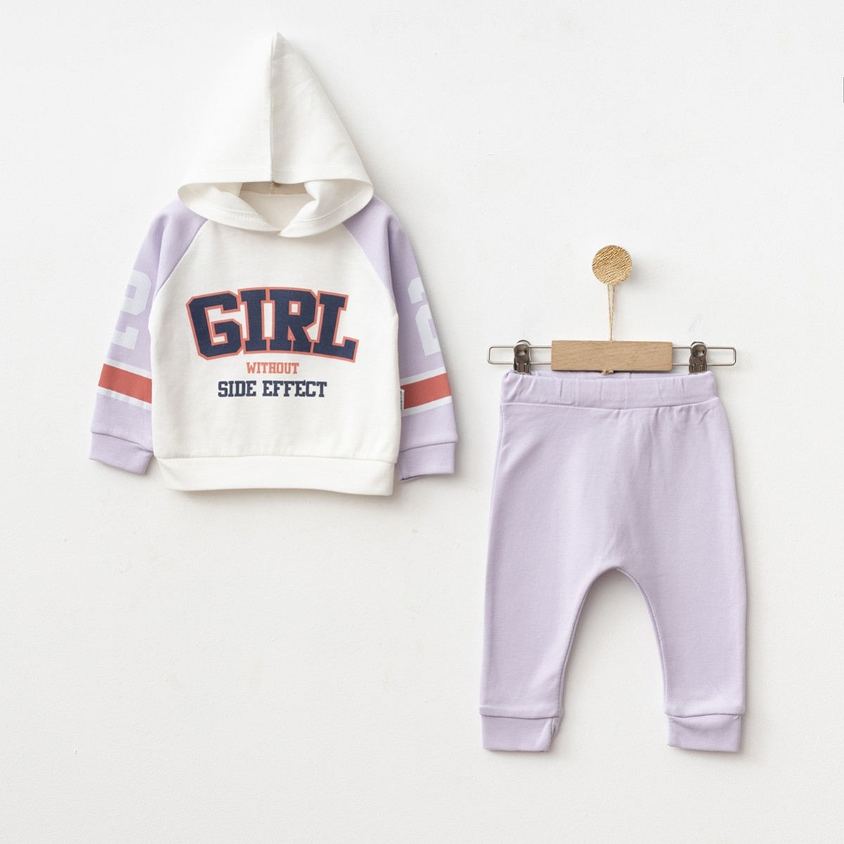 BEBEK GIRL BASKILI KAPŞ.PENYE 2'Lİ TAKIM
