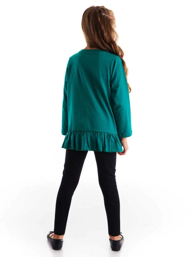 Deno Kids Kuş&Leo Kız Çocuk Tunik Tayt Takım