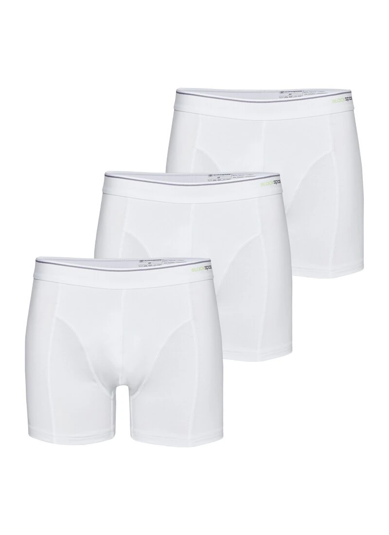 Blackspade Erkek Boxer 3'lü Paket Tender Cotton 9673 - Beyaz