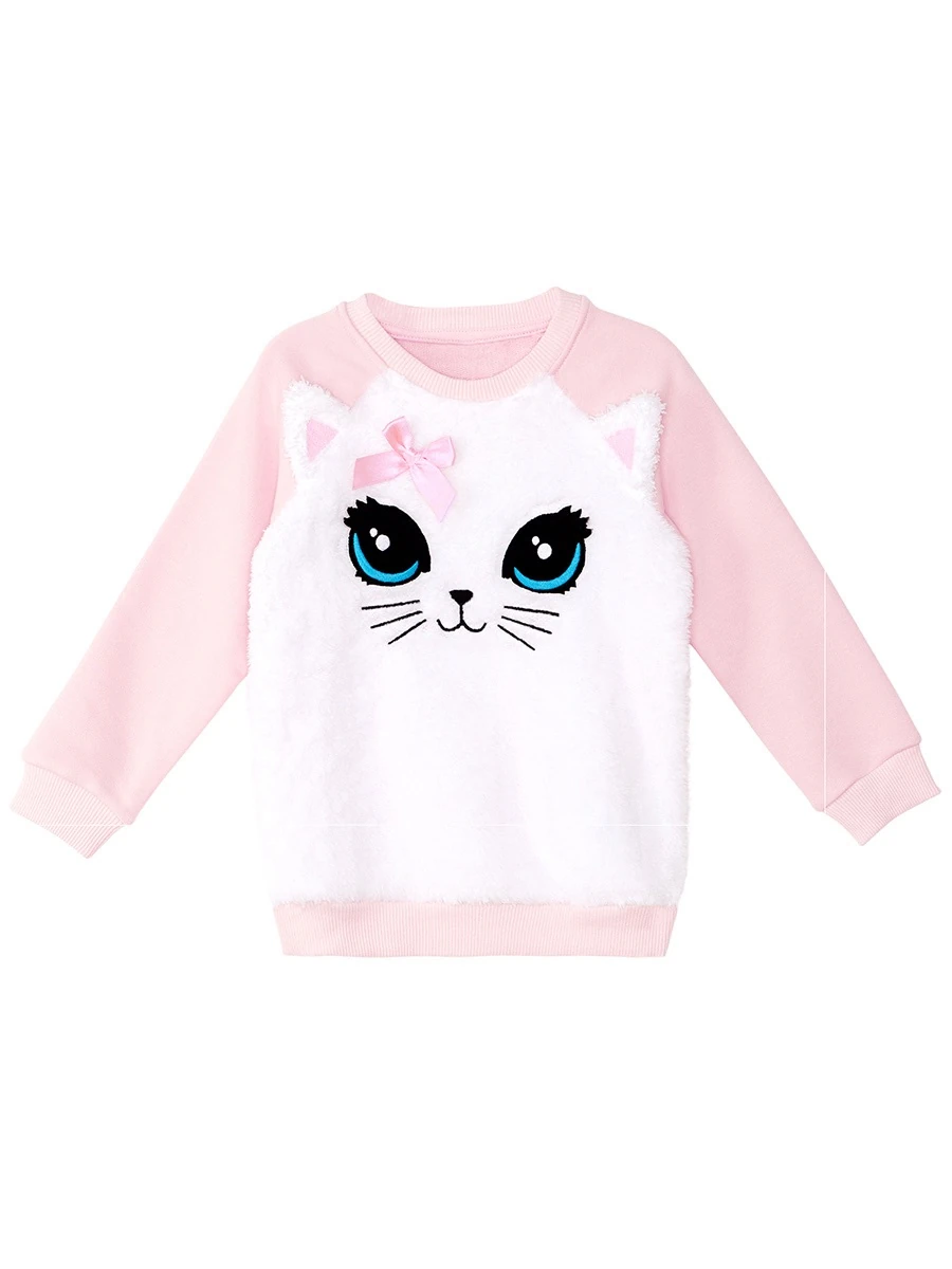 Deno Kids Baby Cat Kız Çocuk Yumuş Eşofman Takım