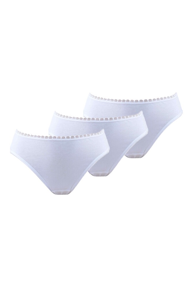 Blackspade Kız Çocuk Külot 3'lü Paket 1294 - Beyaz
