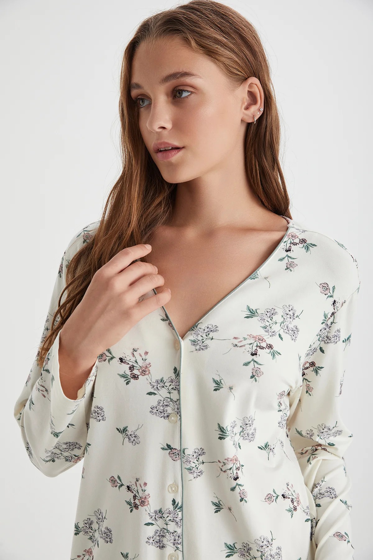 Yumuşak Dokulu Pijama Takımı