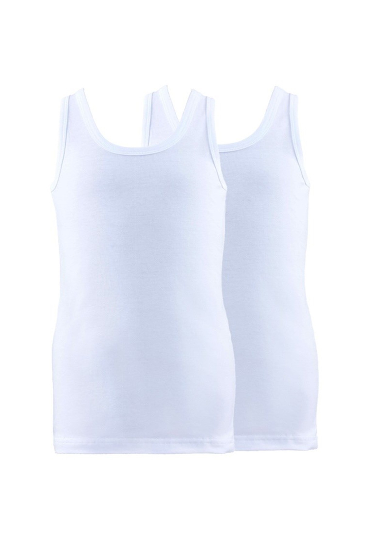 Blackspade Erkek Çocuk Atlet 2'li Paket 9396 - Beyaz