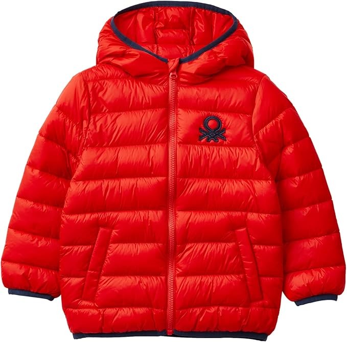 BENETTON Logolu İnce Puffer Mont