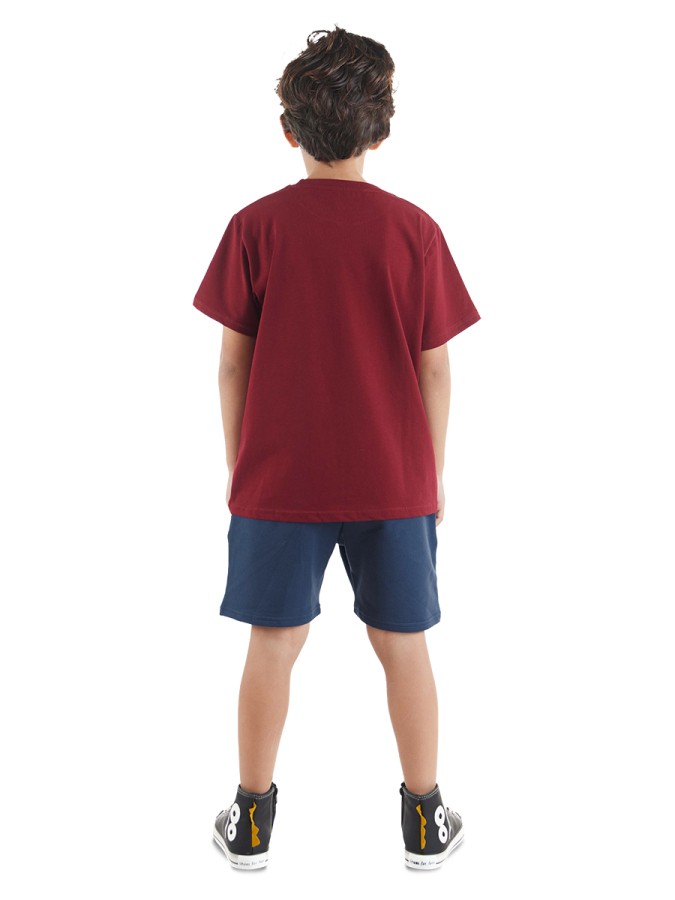 Crusher Erkek Çocuk T-shirt Şort Takım MSHB&G