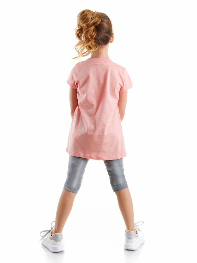 Leopar Kız Çocuk Tunik Tayt Takım MSHB&G