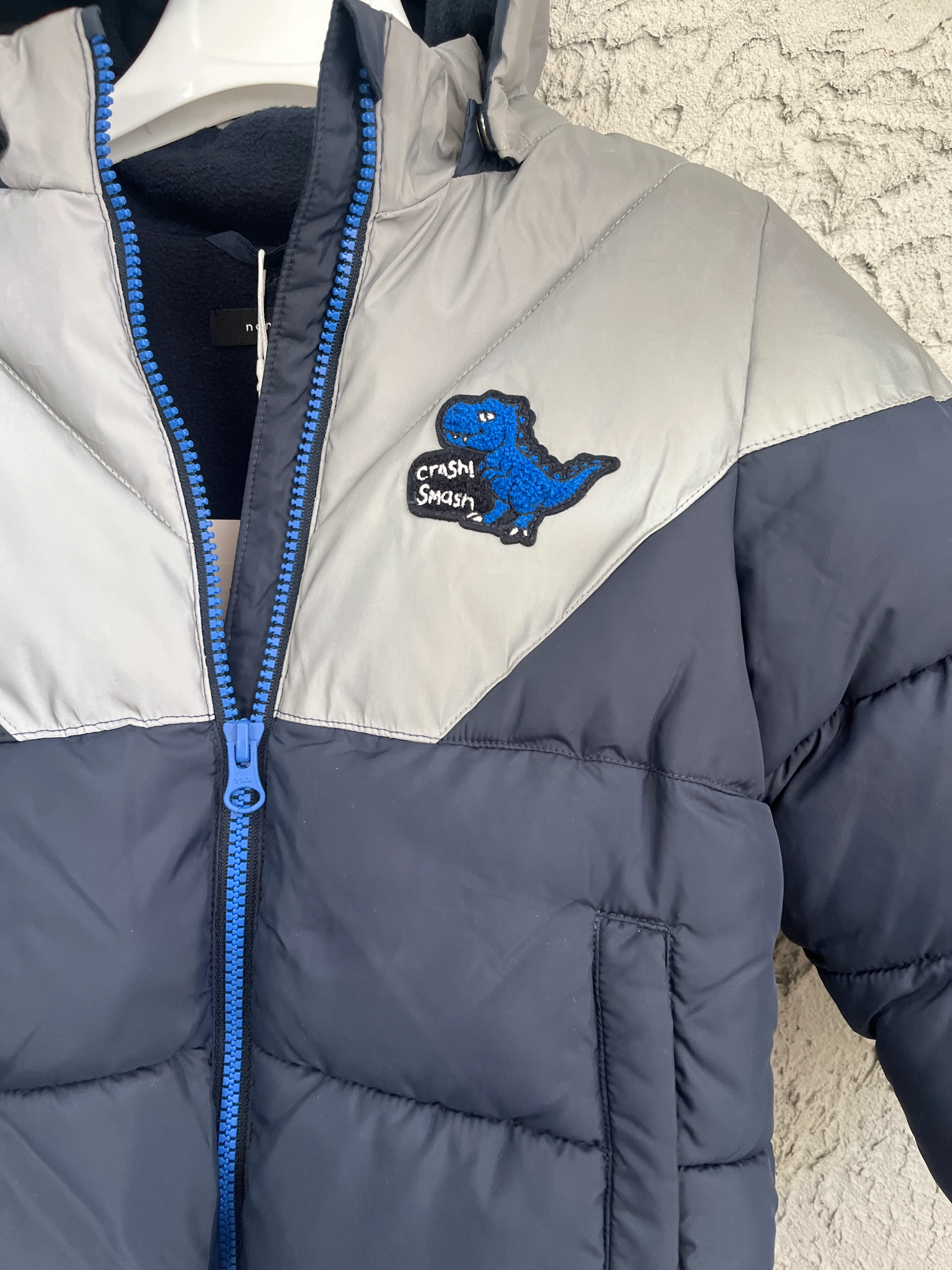 Name it Reflektör Detayli Dinazor Detayli Erkek Çocuk Mont