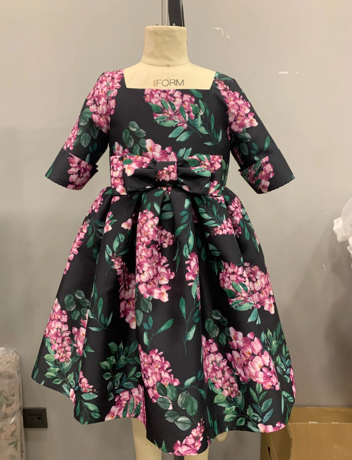 Mama Luma Kız Çocuk Tasarım Elbise 