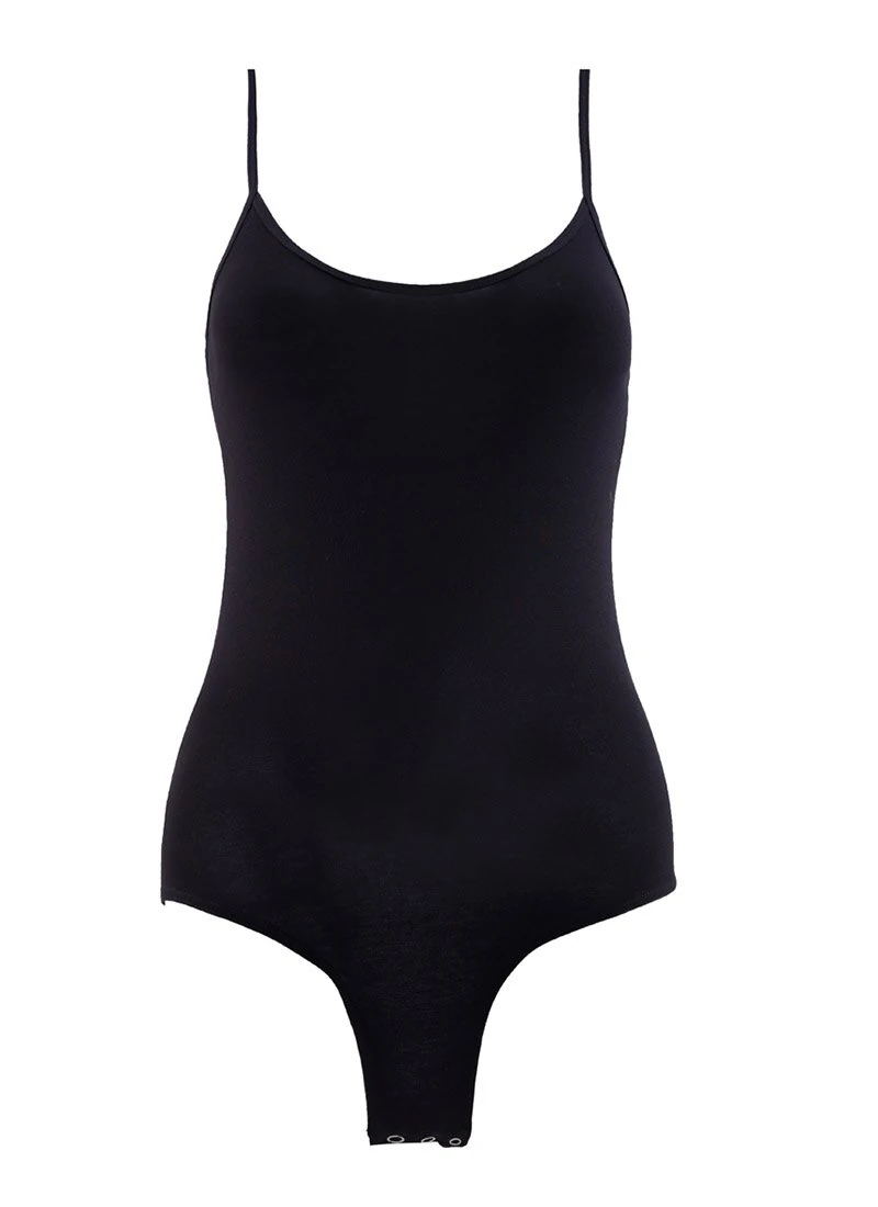 Blackspade Kadın İnce Askılı Body Essential 1980 - Siyah