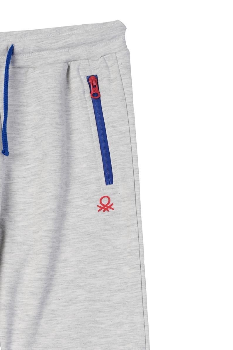 United Colors of Benetton Erkek Çocuk Gri Melanj Eşofman Altı BNT-B21346