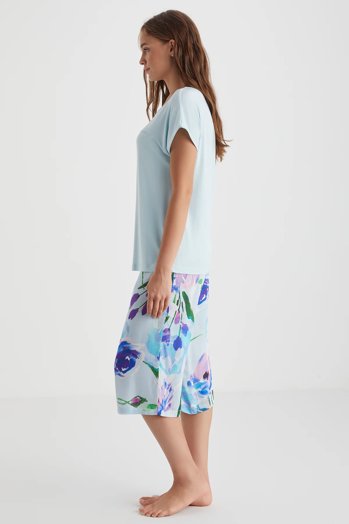 Catherine's Yumuşak Dokulu Kadın Kaprili Takım