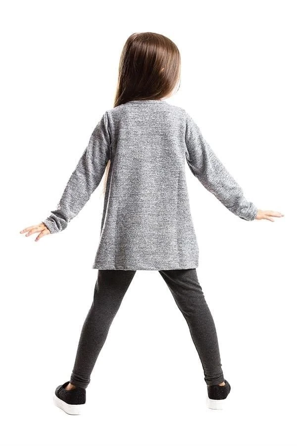 Deno kids Kız Çocuk İkiz Prenses Tunik Tayt Takım