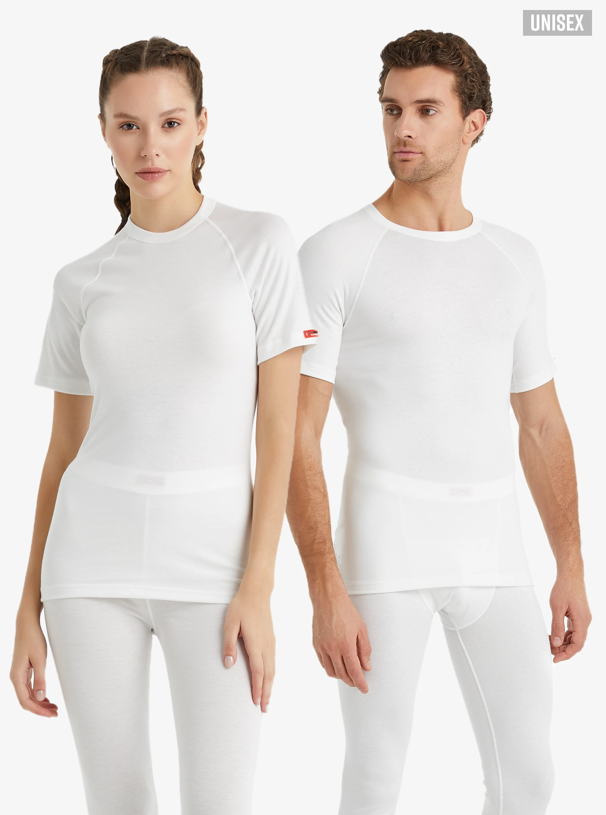 Blackspade Unisex Termal Tişört 2. Seviye 9258 - Beyaz