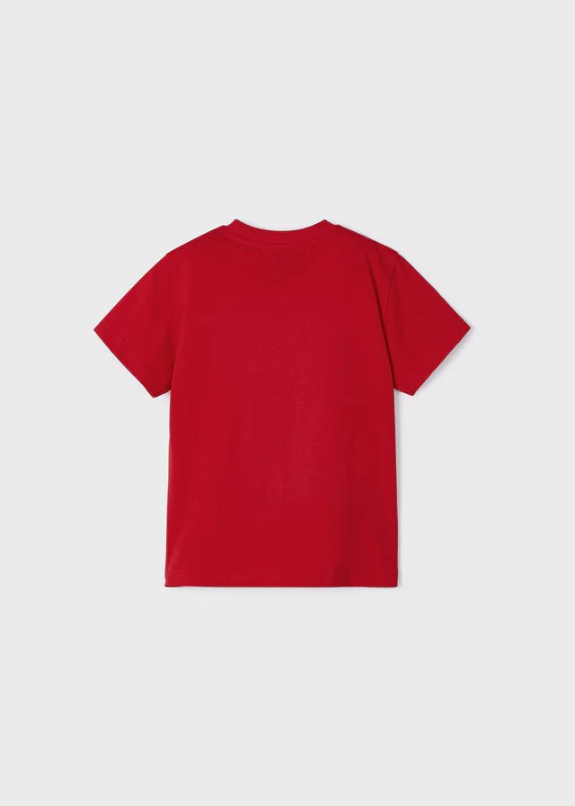 Mayoral Erkek Çocuk Kırmızı Camera T-shirt 3003