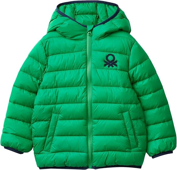 BENETTON Logolu İnce Puffer Mont