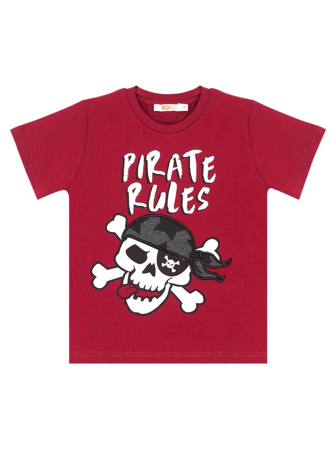 Korsan Kuralı Erkek Çocuk T-shirt Kapri Şort Takım MSHB&G