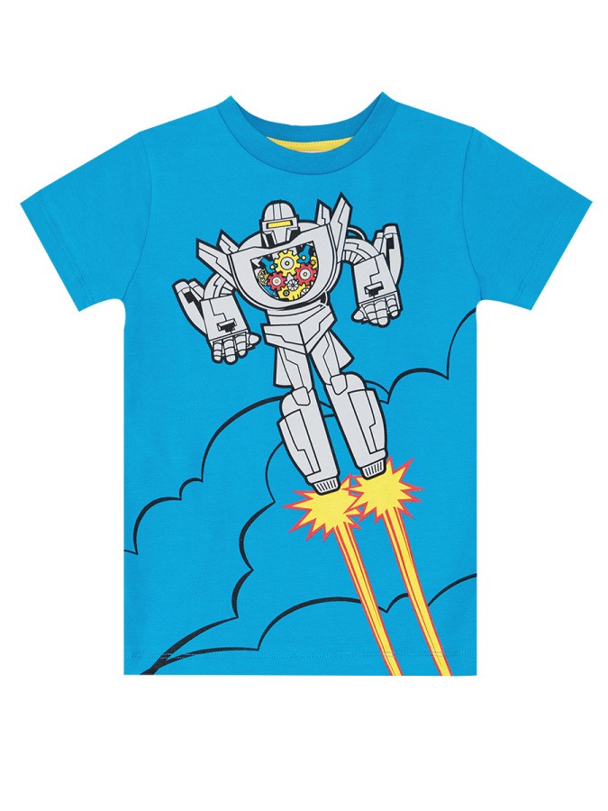 Robot Erkek Çocuk T-shirt Şort Takım MSHB&G