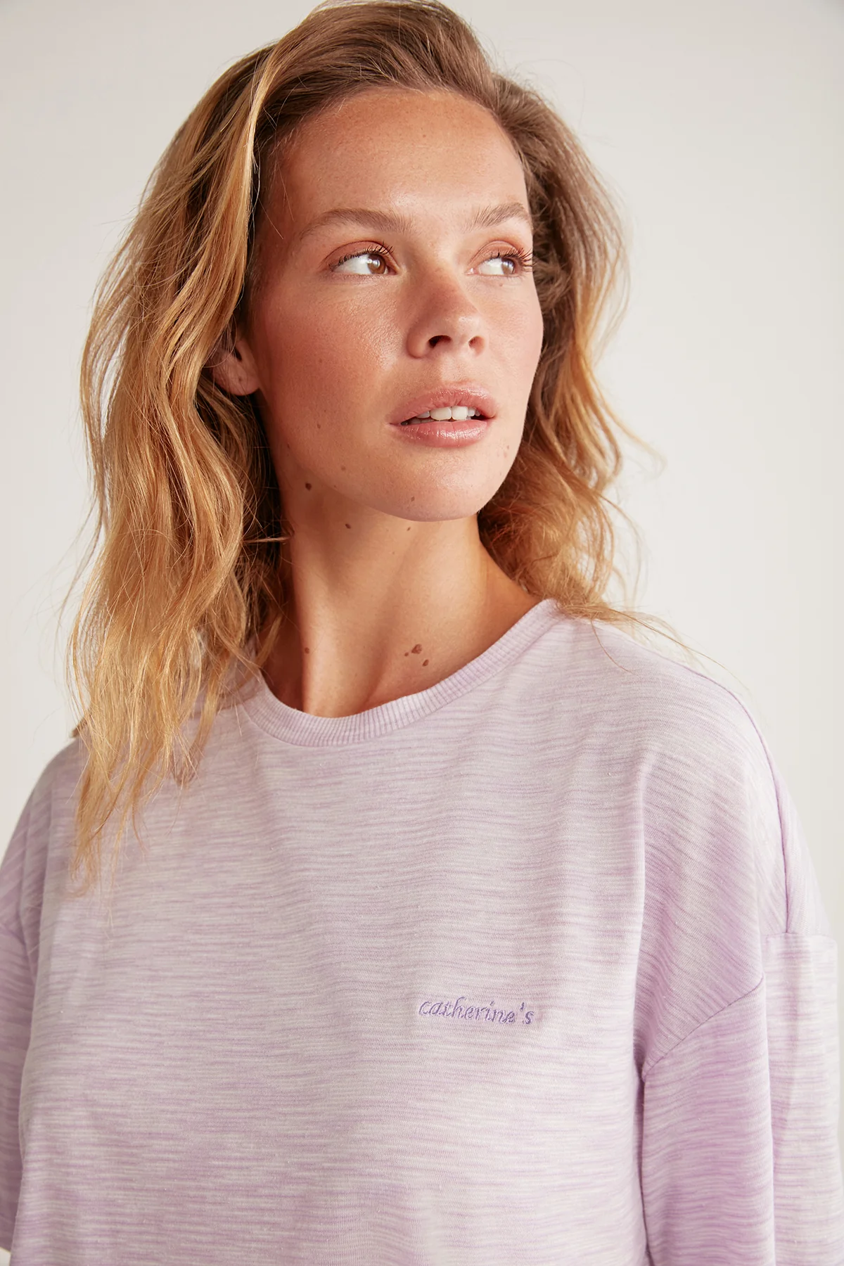 Catherine's Yumuşak Dokulu Kadın Pijama Takımı