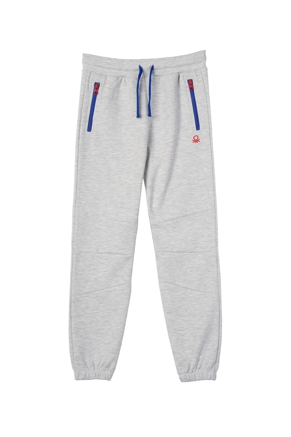 United Colors of Benetton Erkek Çocuk Gri Melanj Eşofman Altı BNT-B21346
