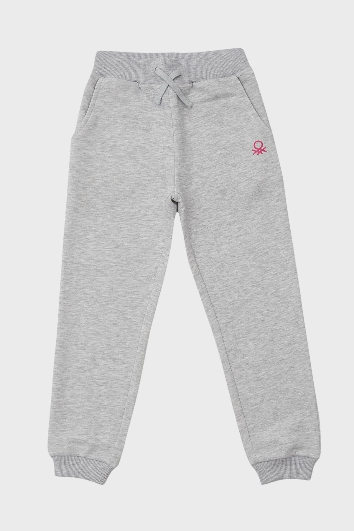 Benetton Kız Basic Eşofman Altı - Gri