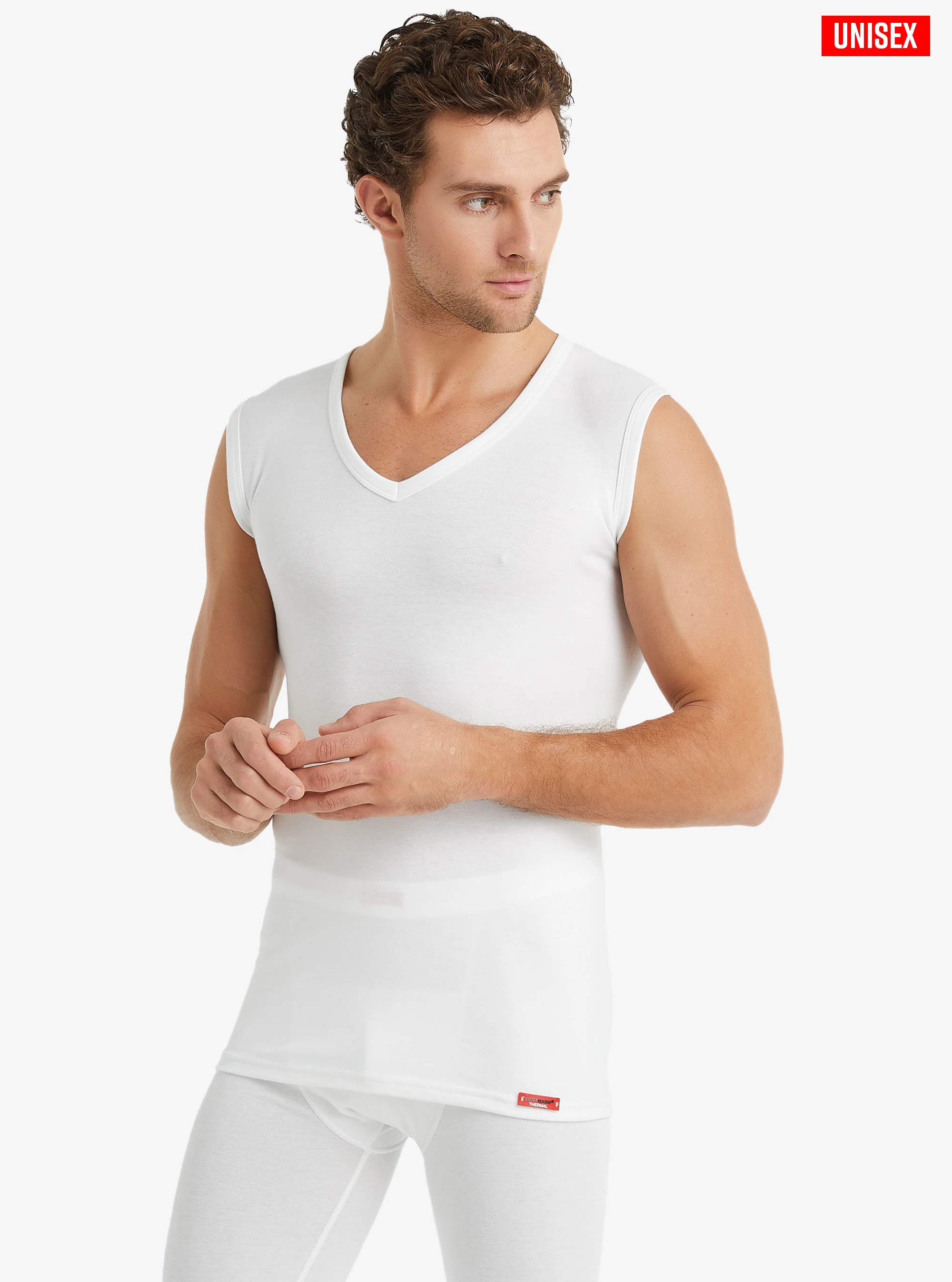 Blackspade Unisex Termal Tişört 2. Seviye 9243 - Beyaz