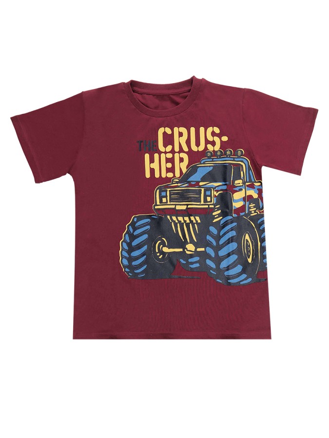 Crusher Erkek Çocuk T-shirt Şort Takım MSHB&G