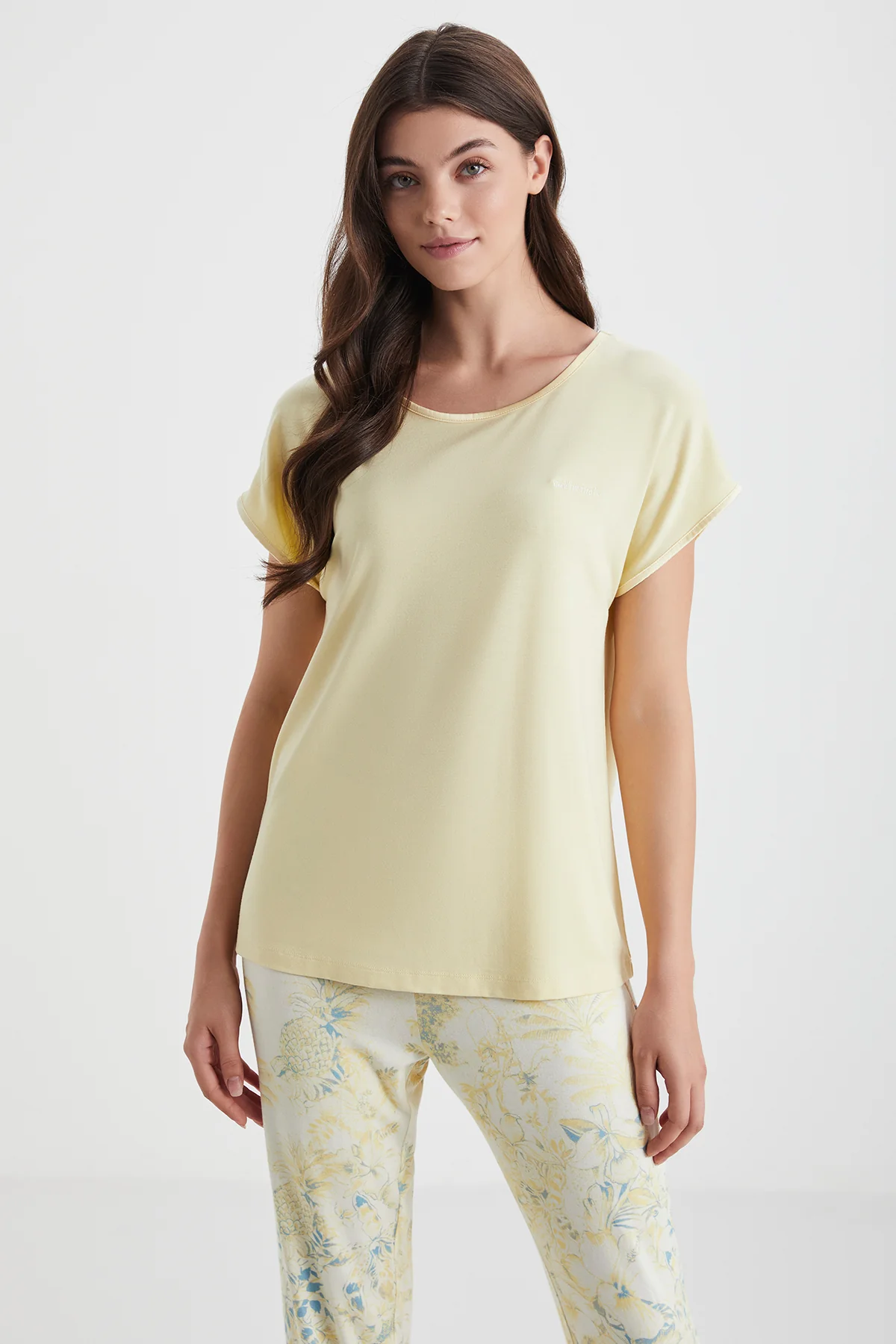 Catherine's Yumuşak Dokulu Kadın Pijama Takımı