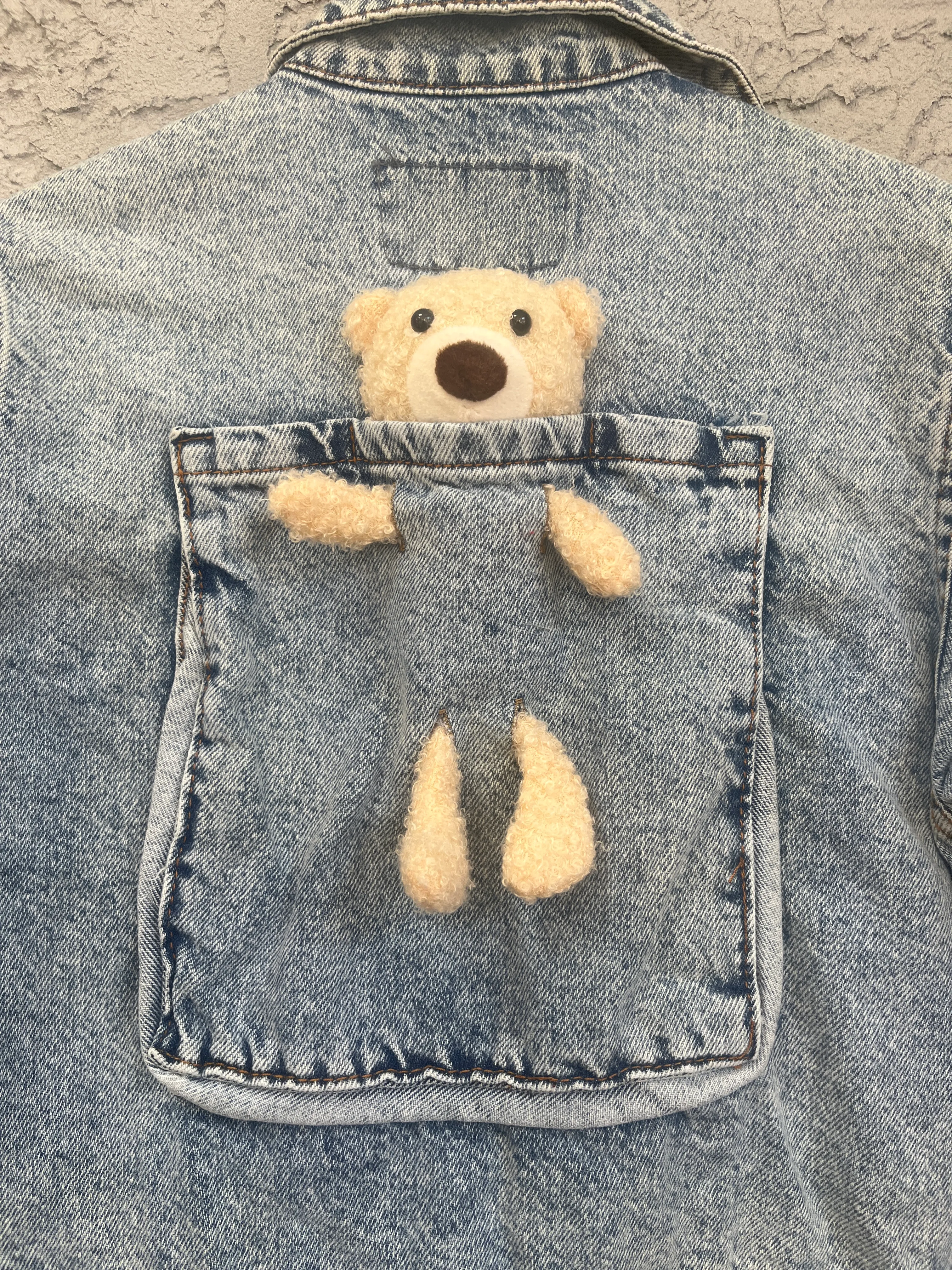 Escabel Ayıcık Kot Ceket