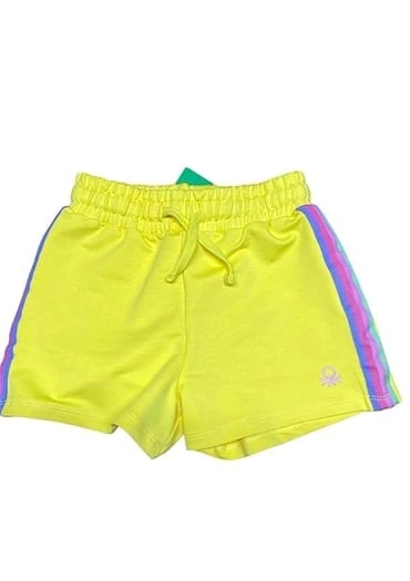 United Colors Of Benetton Kız Çocuk Şort Sarı G21291