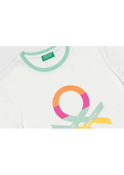 Benetton BNT-G20495-23Y Kız Çocuk T-Shirt