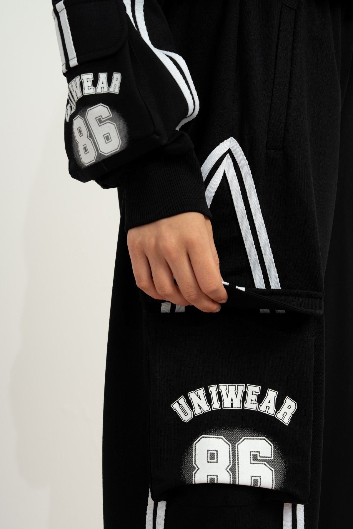 Loco Loco Uniwear Luna Kız Çocuk Takım-Siyah