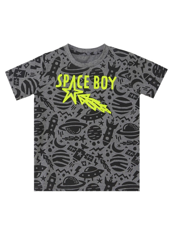 Uzay Roket Erkek Çocuk Yazlık T-shirt Şort Takım Denokids