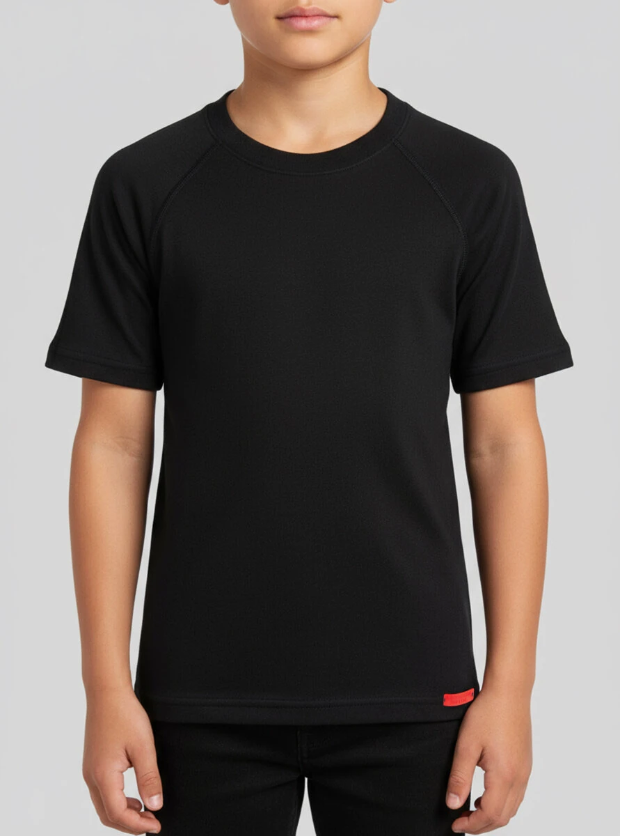 Çocuk Termal Tişört 2. Seviye 9267 - Siyah
