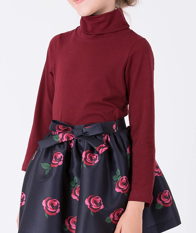 MAMA LUMA Goose ®  Boğazlı Bordo Bluz