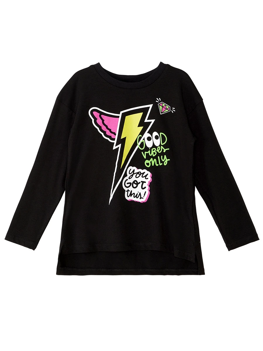 Deno Kids Kanatlı Şimşek Kız Çocuk T-shirt Tunik Tayt Takım