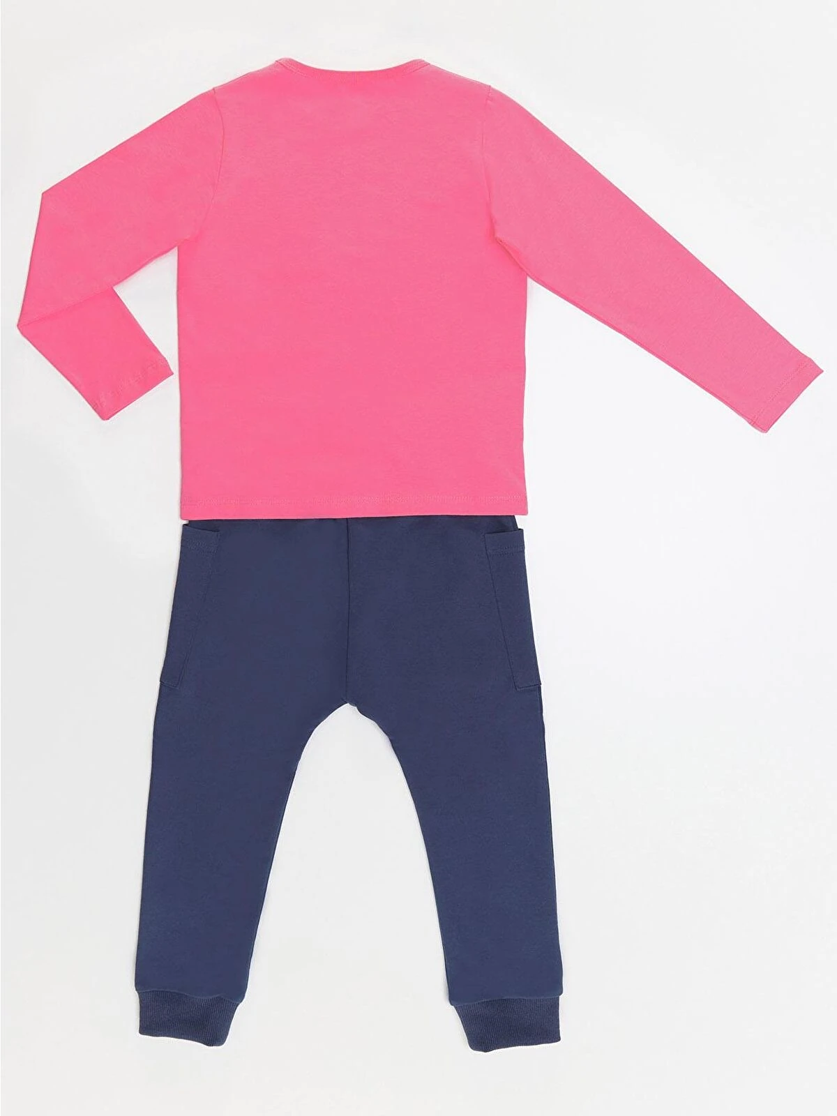 Denokids Karışık Japan Cats Kız Çocuk Tişört Pantolon Takım