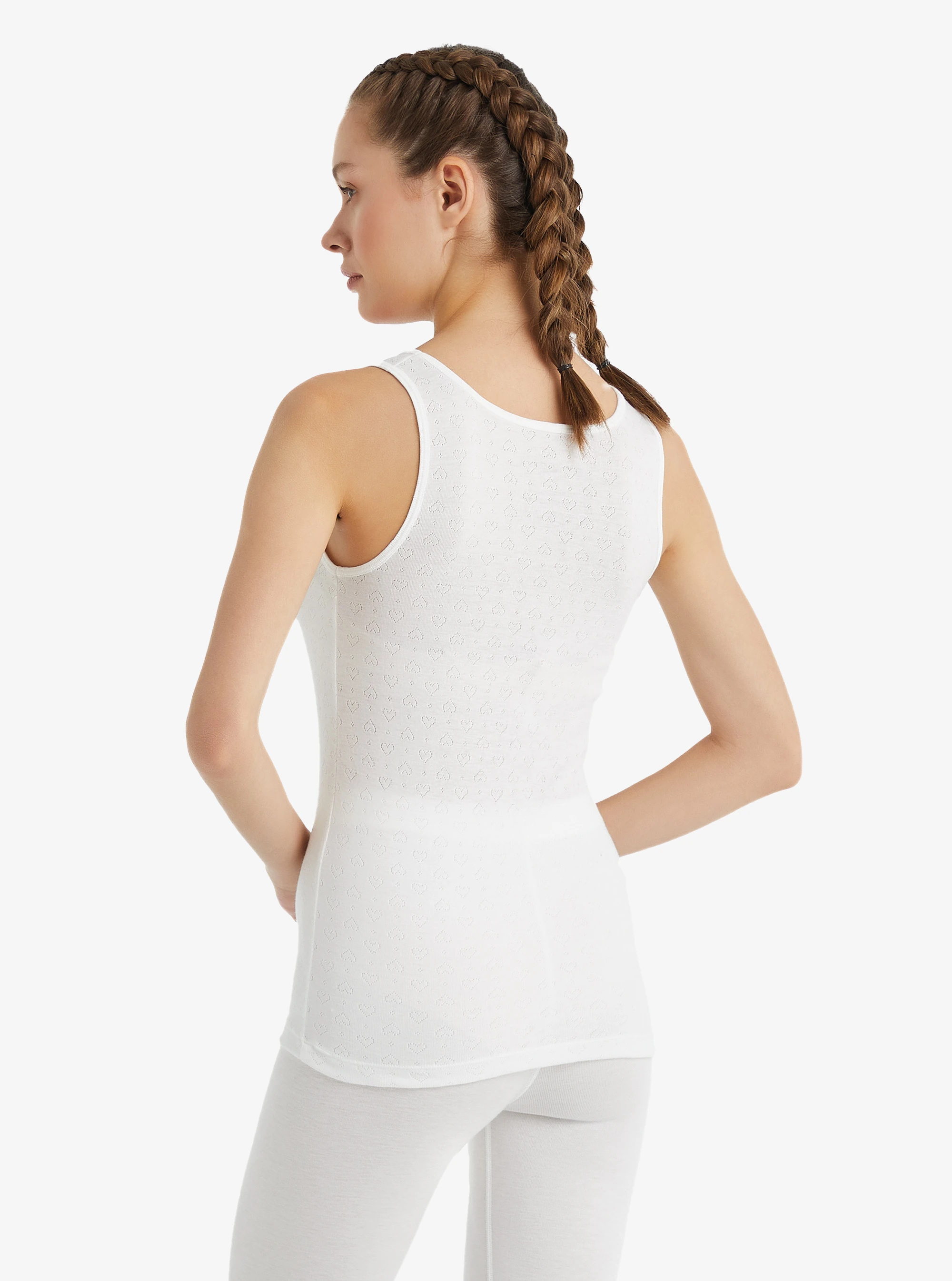 Blackspade Kadın Termal Atlet 1. Seviye 1266 - Beyaz