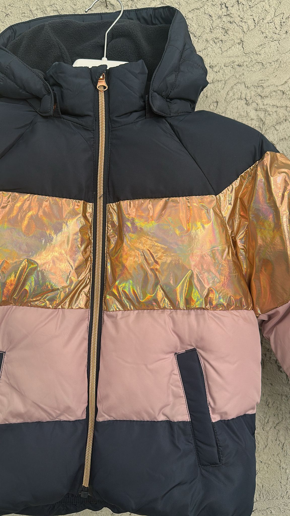 Name İt Lacivert Kız Çocuk Mont NMFMILLE PUFFER JACKET BLOC