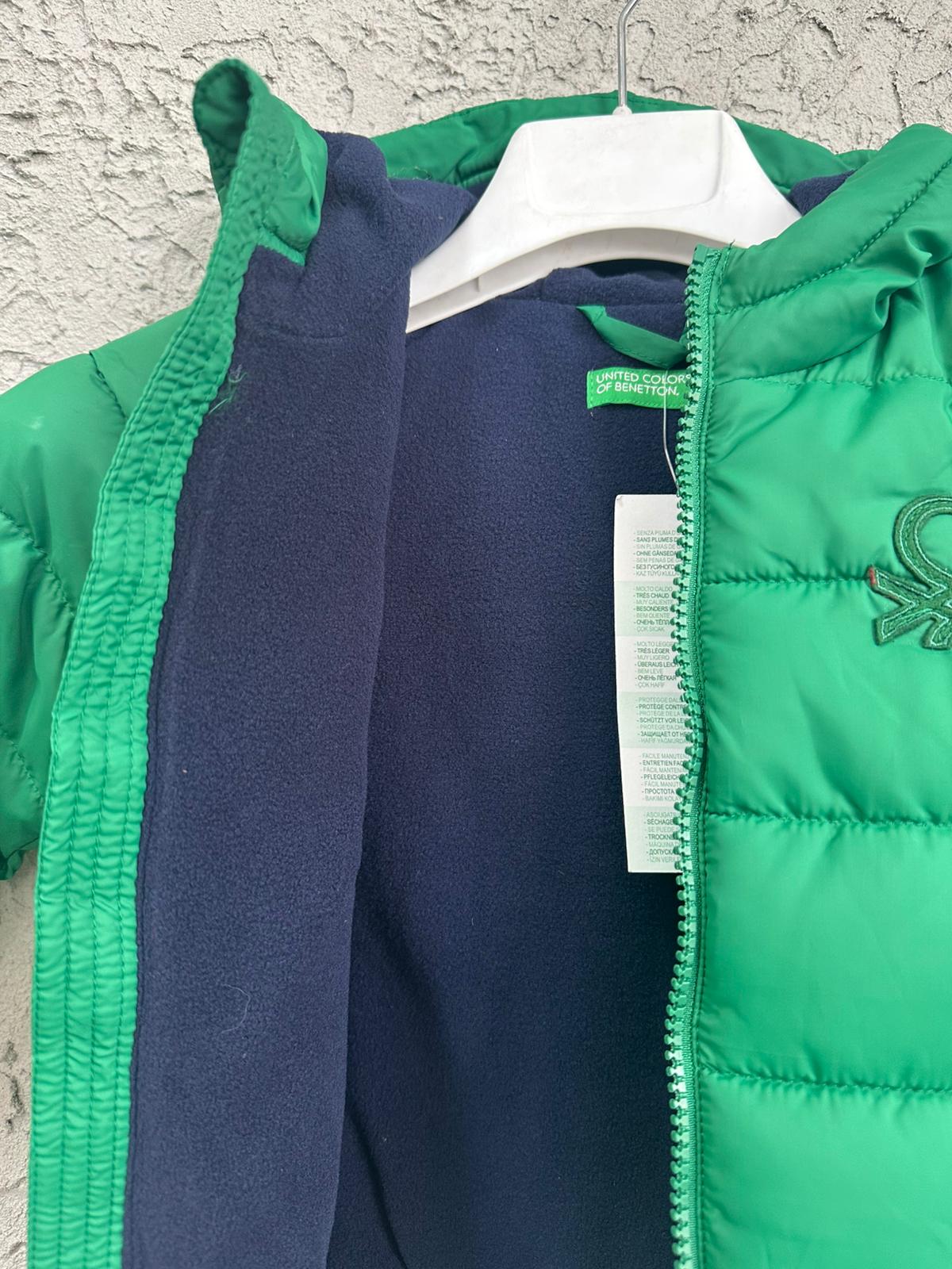 United Colors of Benetton İçi Polarlı Bebek Mont 