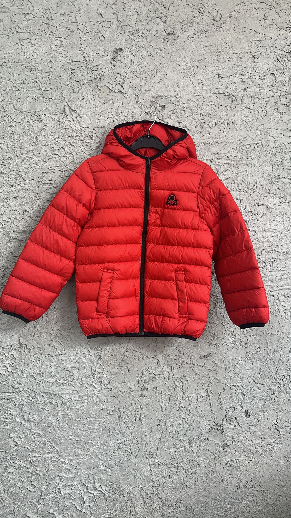 United Colors of Benetton Kırmızı Mevsimlik Puffer Mont